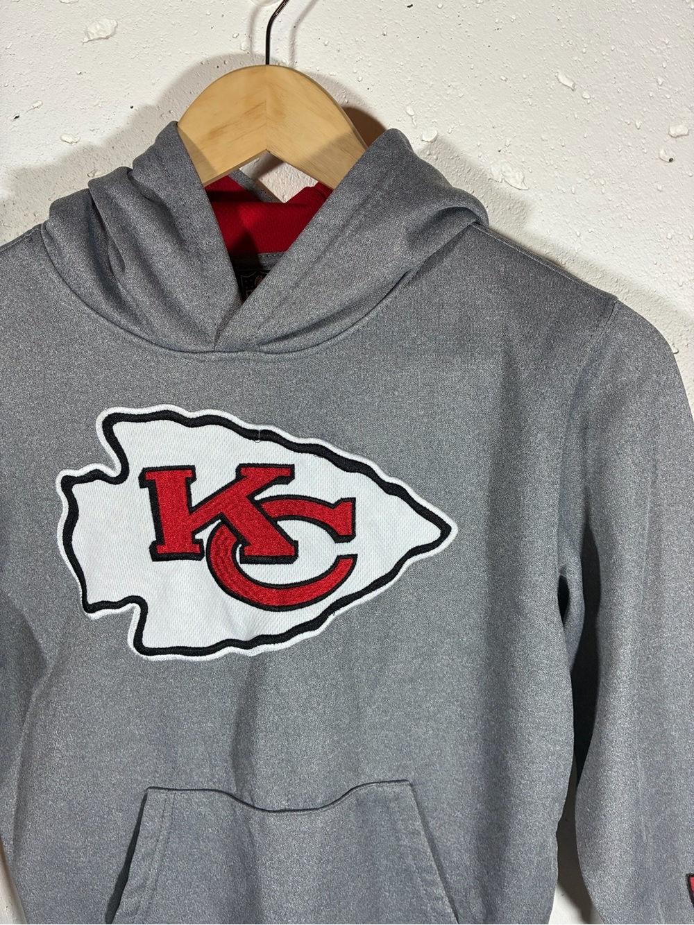 Kansas City Chiefs Gray Hooded Sweatshirt